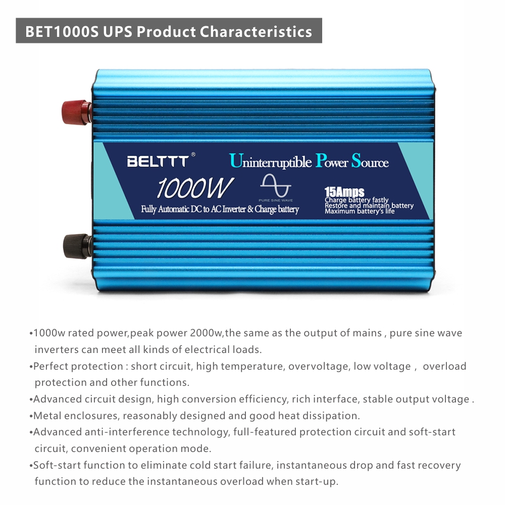 BELTTT 1000W ups inverter